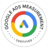 Abzeichen Google Ads zertifiziert: Leistungsmessung